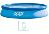 INTEX Easy Set Pool Bazén 396 x 84 cm s kartušovou filtrační pumpou 28142NP