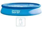 INTEX Easy Set Pool Bazén 457 x 84 cm s kartušovou filtrační pumpou 28158GN