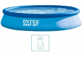 INTEX Easy Set Pool Bazén 457 x 84 cm s kartušovou filtrační pumpou 28158NP
