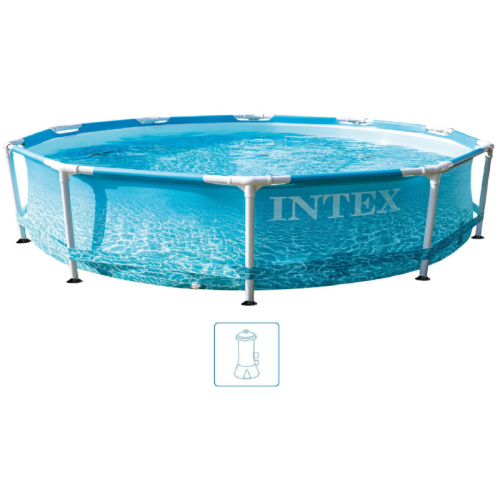 INTEX METAL FRAME POOLS Bazén 305 x 76 cm s kartušovou filtrací 28208GN