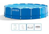 INTEX Metal Frame Pools Bazén 457 x 122 cm s kartušovou filtrační pumpou 28242GN