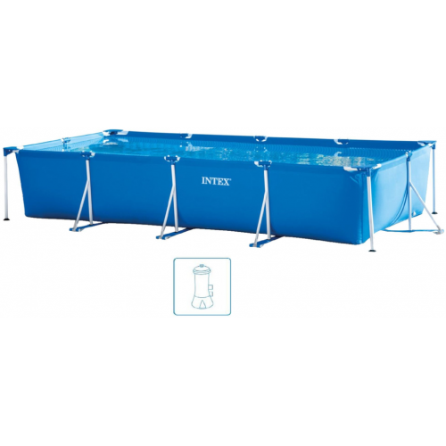 INTEX Small Frame Pools Bazén 450 x 220 x 84 cm s kartušovou filtrační pumpou 28274GN