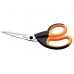 TRAMONTINA 10'' krejčovské nůžky COLORCORT, černá/oranžová 3025937100