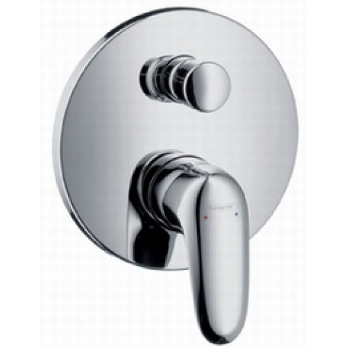 Hansgrohe METRIS E Páková vanová baterie pod omítku, chrom 31475000