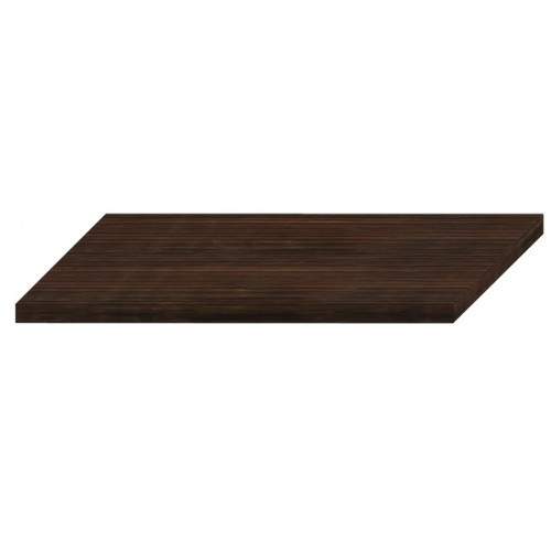 Jika CUBITO atypická umyv. deska řezatelná bez otvoru Wenge 128-160cm 4.5020.2.172.445.1