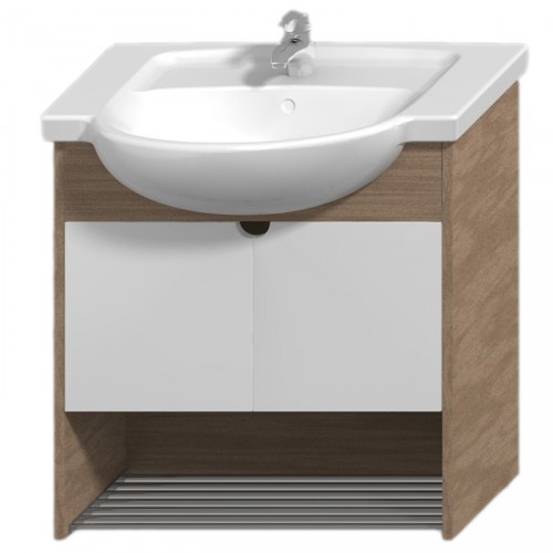 Jika LYRA PLUS skříňka pod umyvadlo 70cm bílá/ořech 4.5284.1.038.547.1