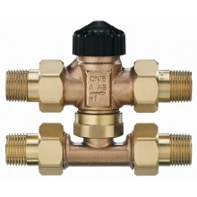 HEIMEIER Třícestný směšovací ventil 1/2" (DN 15) bez nastavení, PT s T-kusem 4172-02.000