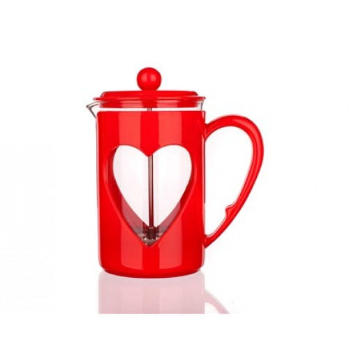 BANQUET Konvice na kávu Darby 800ml červená 49B040R