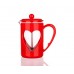 BANQUET Konvice na kávu Darby 800ml červená 49B040R