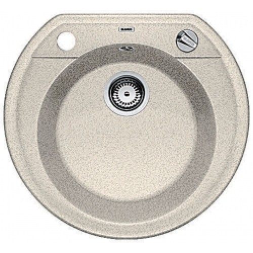 BLANCO Rondoval 45 dřez s excentrem, včetně sifonu, písek 515663 BLANCO Rondoval 45 dřez s excentrem, včetně sifonu, písek 515663