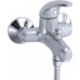 NOVASERVIS METALIA vanová nástěnná baterie 100 mm satin - chrom - plná 55024,9