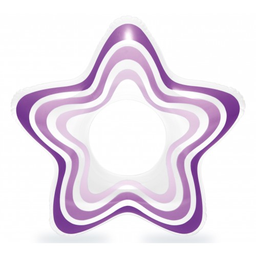 INTEX Nafukovací kruh hvězda, fialový 59243NP