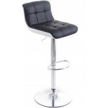 G21 Barová židle Treama koženková černá/bílá 60023084