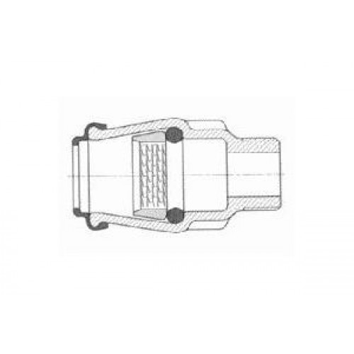 Hawle Přechodka násuvná ISO 6125 s vnějším závitem, POM, pro rozvody plynu 32 mm x 1" 612503200104 Hawle Přechodka násuvná ISO 6125 s vnějším závitem, POM, pro rozvody plynu 32 mm x 1" 612503200104