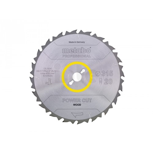 Metabo Power Cut Wood-professional Pilový kotouč HW/CT 315x30, 20 PZ 22° 628015000
