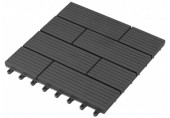 G21 WPC dlaždice Samoa, Eben 2,3 x 30 x 30 cm 63910031