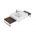 Villeroy & Boch Pure Basic Umyvadlo 650x500mm, pro 3otvorovou armaturu, k montáži s nábytkem, star white ceramicplus