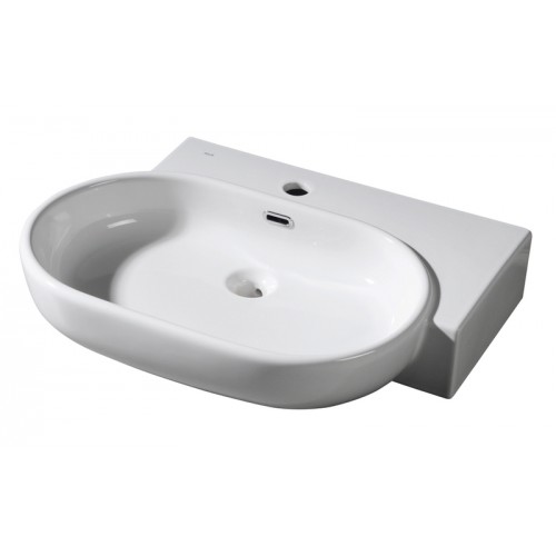SAPHO UMYVADLA ROHOVÁ 71118130 ZERO keramické umyvadlo 65x50 cm, levé