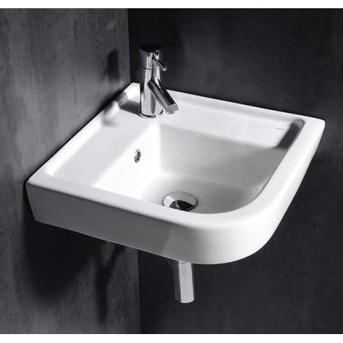 SAPHO UMYVADLA ROHOVÁ 71122138 BASIC keramické umyvadlo rohové 45x45cm