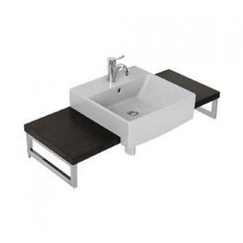 Villeroy & Boch Pure Basic Umyvadlo 500x500 mm, k montáži s nábytkem, star white ceramicplus Villeroy & Boch Pure Basic Umyvadlo 500x500 mm, k montáži s nábytkem, star white ceramicplus