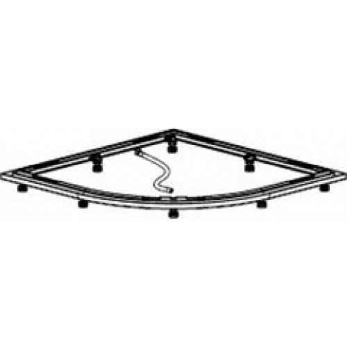 Kaldewei 7448 montážní rám ESR II 100/100 Fontana H = 2,5 cm 584574480000