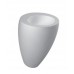 LAUFEN IL BAGNO ALESSI One umyvadlo 52x53 cm, bez otvoru pro baterii, LCC 8.1197.1.400.109.1