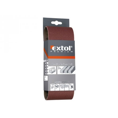 EXTOL PREMIUM plátno brusné nekonečný pás P120, 457x75mm, balení 3ks 8803512