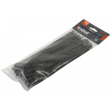 EXTOL PREMIUM stahovací pásky, 100x2,5mm, černé 8856152