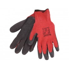 EXTOL PREMIUM rukavice bavlněné polomáčené, velikost 9", červenočerné 8856641