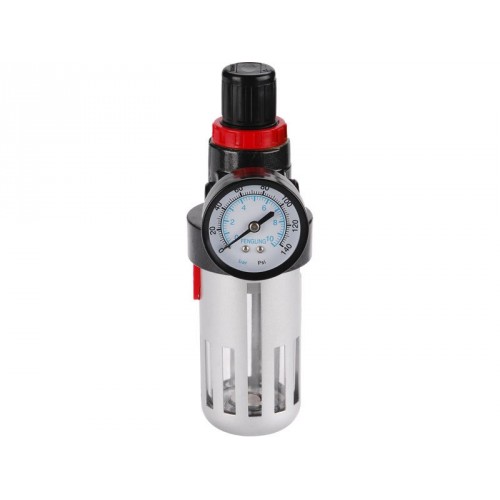 EXTOL PREMIUM regulátor tlaku s olejovým filtrem a manometrem 8865104