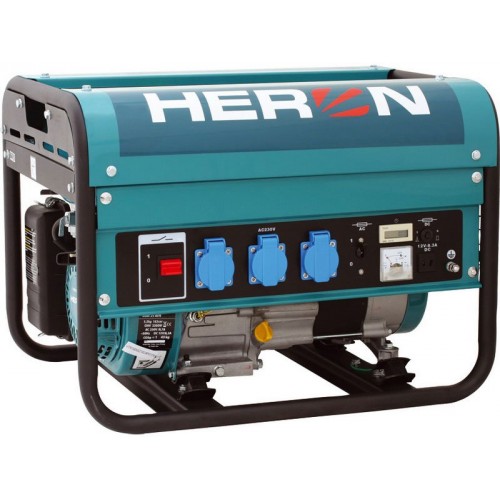 HERON EGM 25 AVR elektrocentrála benzínová 5,5HP / 2,3KW 8896111