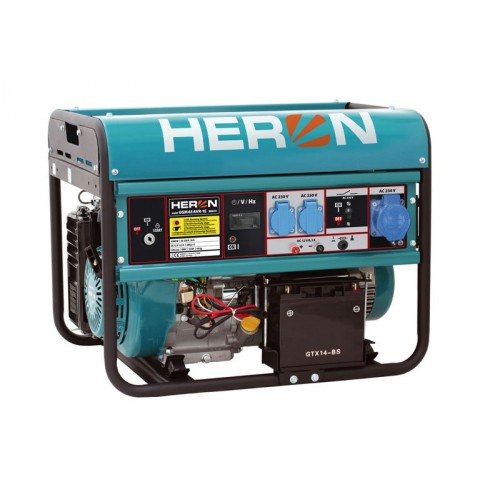 HERON EGM 65 AVR-1E elektrocentrála benzínová 15HP / 6,5KW 8896121