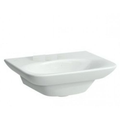 LAUFEN PALACE Umývátko 45x36, bez otvoru, bílé MAT, 8.1570.1.757.109.1