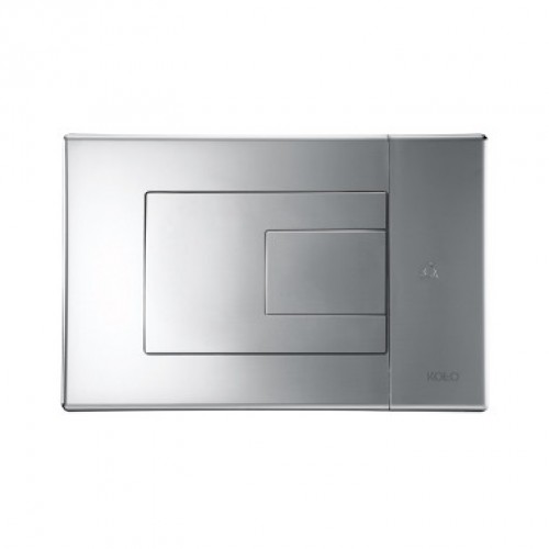 KOLO Technic ovládací tlačítko Fusion 21,5x14cm 3/6l matný chrom 94124003