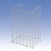 SANELA Drátěný koš SLZN 42, rozměr 540 x 340 x 260 mm, bílý 95420