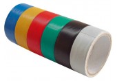 EXTOL CRAFT pásky izolační PVC, sada 6ks, 19mm x 18m 9550