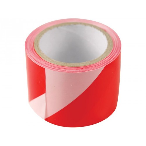 EXTOL CRAFT páska výstražná červeno-bílá, 75mm x 250m 9566