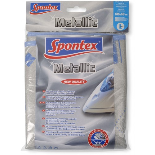 SPONTEX Metallic potah na žehlicí prkno 135 x 50cm