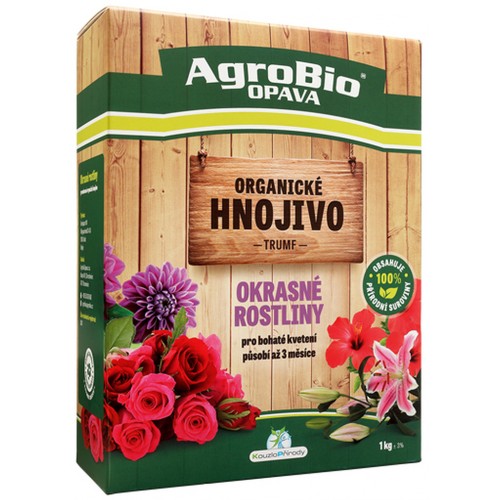 AgroBio TRUMF organické hnojivo - okrasné rostliny 1 kg