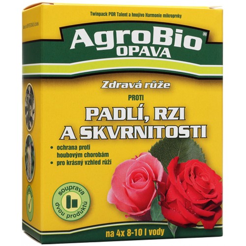 AgroBio Zdravá růže proti padlí, rzi a skvrnitosti 5 ml + 25 ml