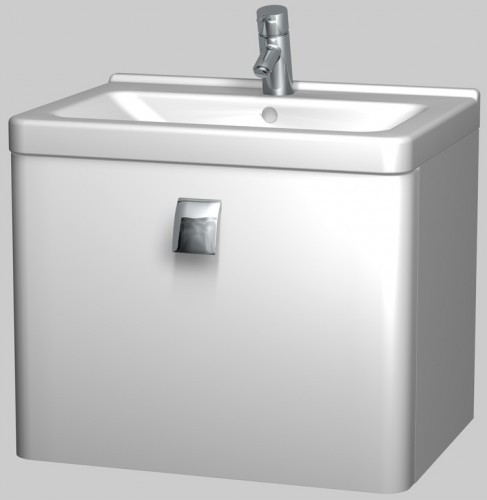 INTEDOOR ARKADE spodní koupelnová skříňka s keramickým umyvadlem AK65QG/01