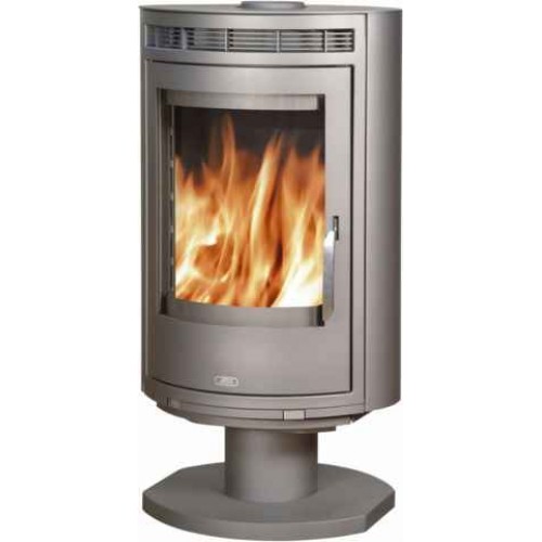 ABX Arktis 8 otočný, krbová kamna, šedý plech + mastek, včetně horní desky