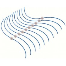 Black & Decker A6489 Náhradní struna 2,4mm pro GL7033 (10ks)