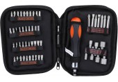 Black & Decker A7104 Sada bitů a nástrčných klíčů (56ks) s ráčnovým šroubovákem