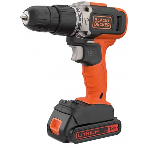Black & Decker BCD003C1 Příklepová vrtačka (45Nm/18V/1x1,5Ah) Black & Decker BCD003C1 Příklepová vrtačka (45Nm/18V/1x1,5Ah)