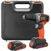 Black & Decker BCD003C2K Příklepová vrtačka (45Nm/18V/2x1,5Ah), kufr