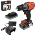 Black & Decker BCD382D2XK Vrtací šroubovák (45Nm/18V/2x2,0Ah), kufr