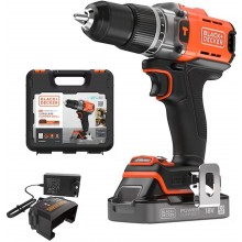 Příslušenství k Black & Decker BCD383D1XK Vrtací šroubovák s příklepem (45Nm/18V/1x2,0Ah), kufr