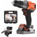 Black & Decker BCD383D1XK Vrtací šroubovák s příklepem (45Nm/18V/1x2,0Ah), kufr
