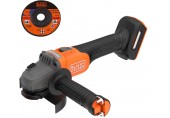 Black & Decker BCG6L8N Aku bezuhlíková úhlová bruska (18V/bez aku a nabíječky)